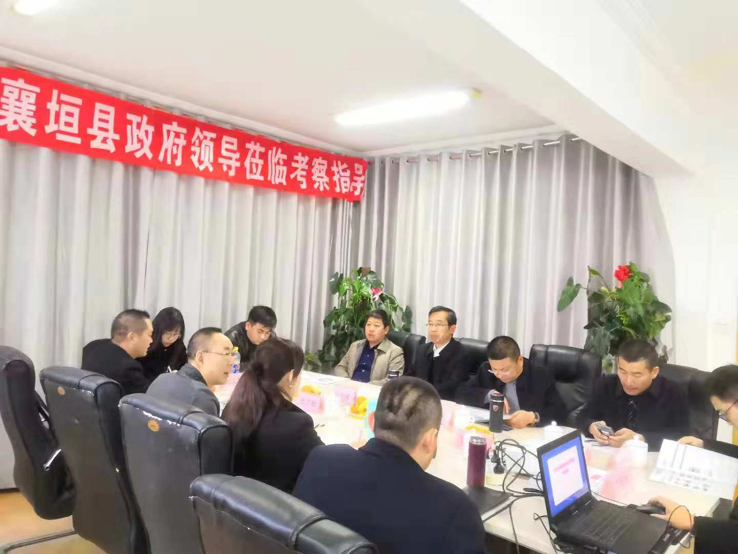 山西省襄垣縣副縣長一行兩省四點考察我司分散式生活垃圾熱氣化處理項目