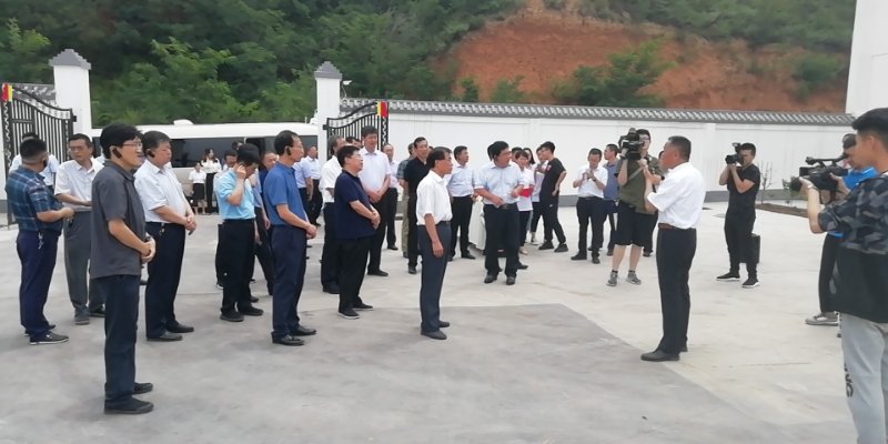 長治市農村人居環境整治考察組在我司生活垃圾熱氣化處理中心調研