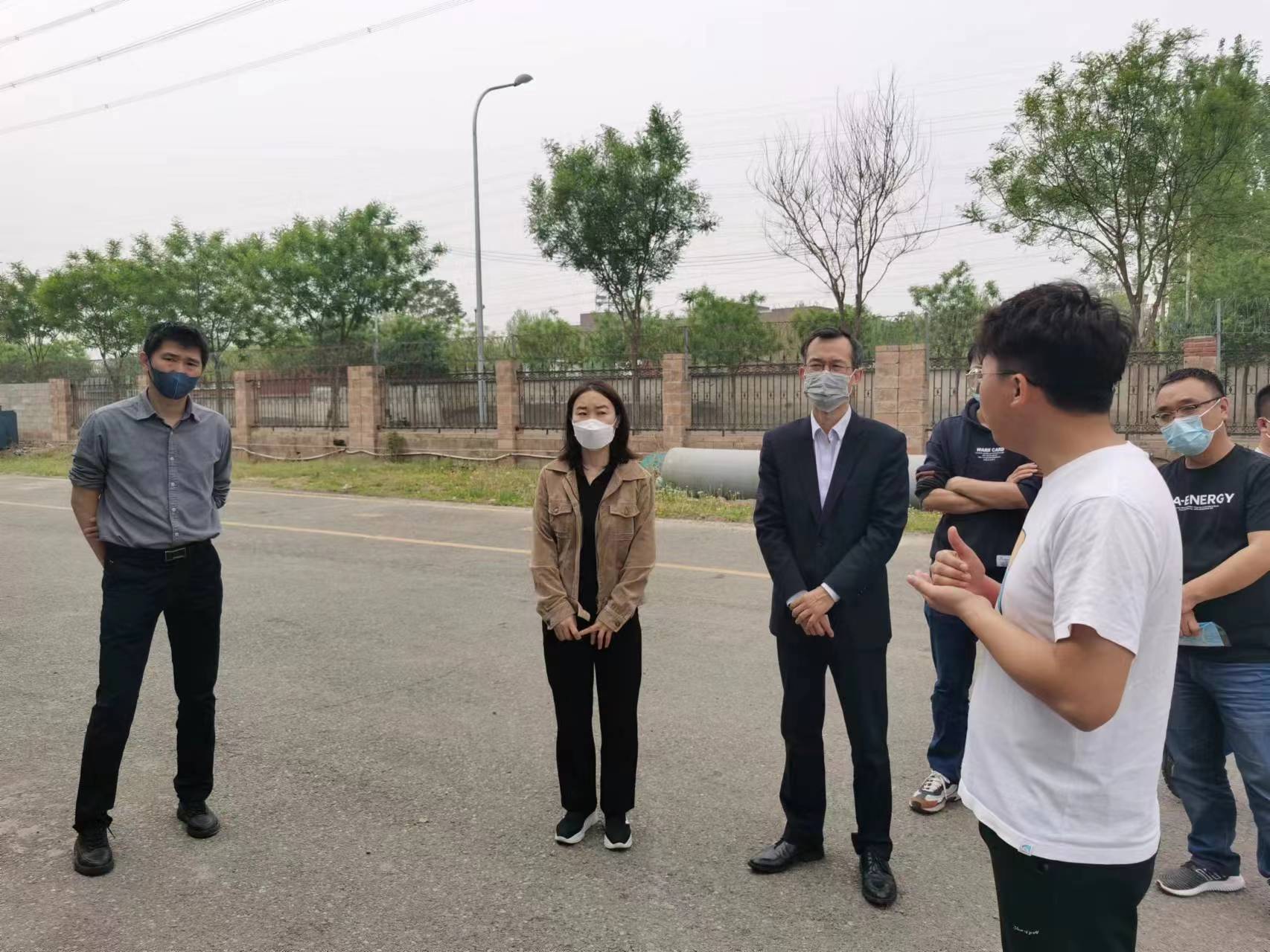 集團總經理黃江濤調研北京排水集團溝泥處理項目